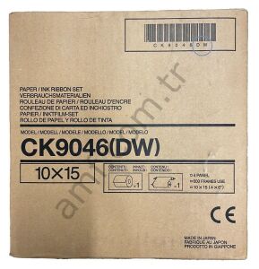 Mitsubishi MICK9046DW Resim Kağıdı ve Ribon Seti Diğer Sarf Malzemeler 10cmx15cm & (4Inchx6Inch) 600 Yaprak