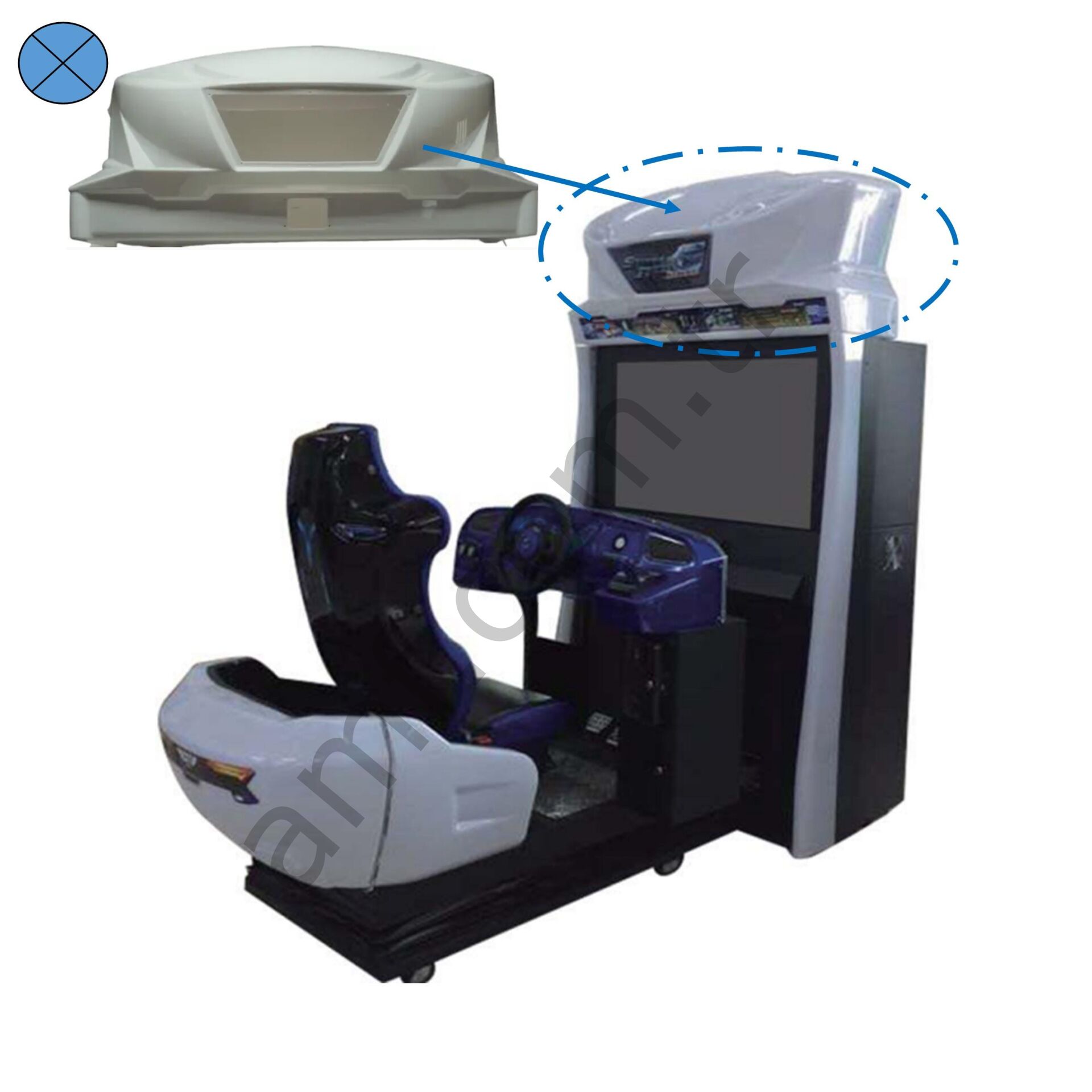 Sign Board Lamb Box_1.8WA16A040 Storm Racer Motion, Üst Pano Kabı