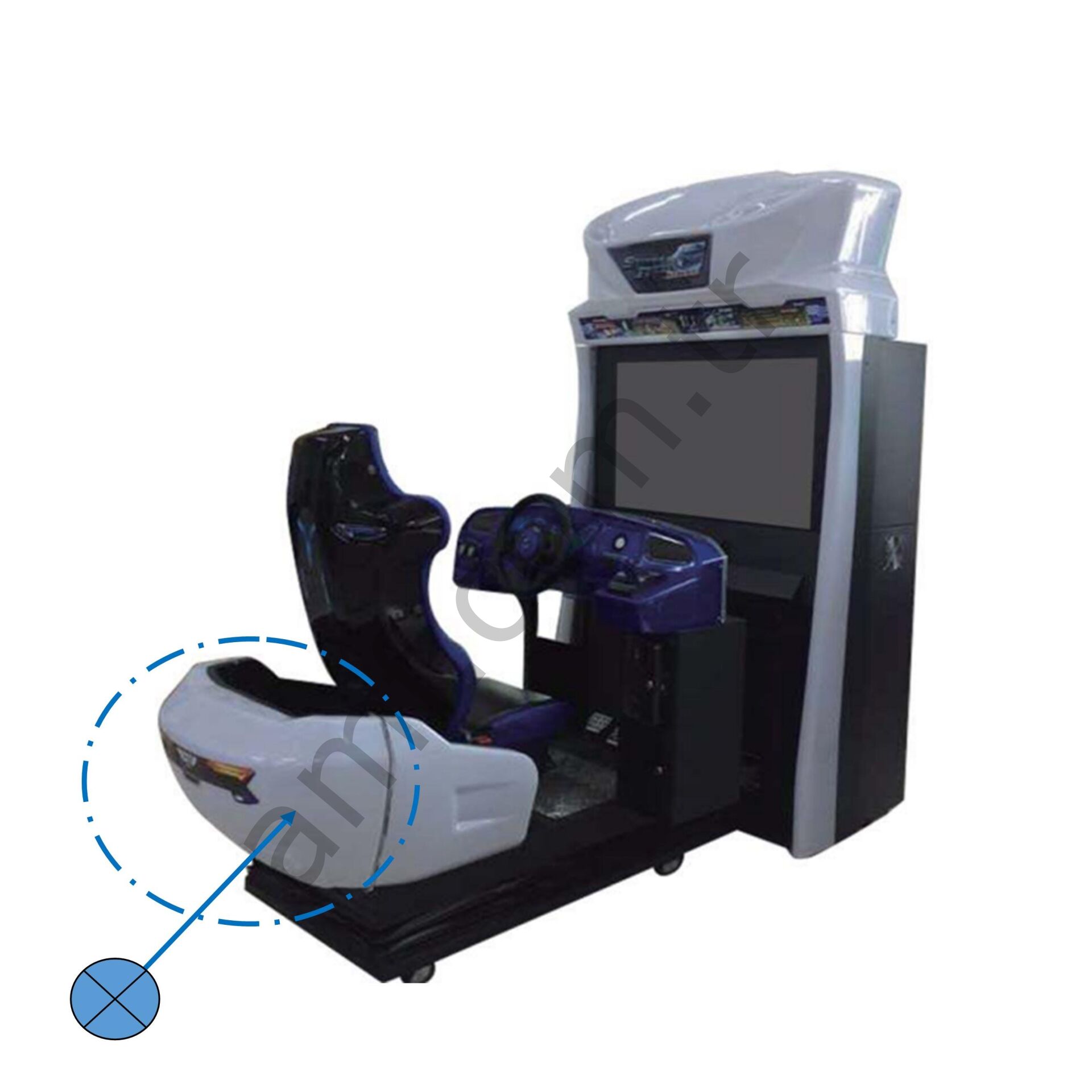 Rear-Plastic Asm_SRH-1000000 Storm Racer Motion, Koltuk Arka Pvc Kaplaması_1.8.WA16A050