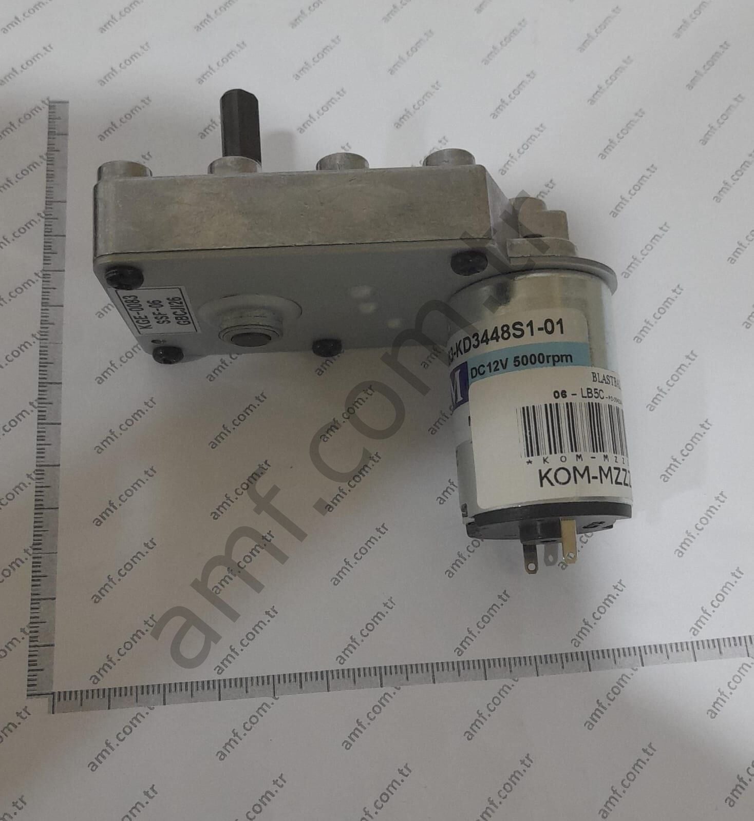 Sonic Blastball Dc Gear&Motor_KOM-MZZZ0MOT036 Sonic Blastball, Redüktörlü Dc Motor, KGE-0083-KD3448S1-01, 12Volt