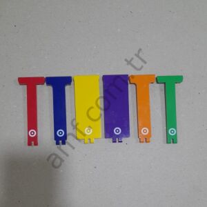 Target Guide Set Shoot It Win, Hedef Kiti, Dar Model, 6 Lı Set, Sarı,Kırmızı,Mor,Mavi,Turuncu,Yeşil.