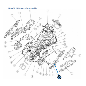 Bike Frame Right_603-00731-01 Moto Gp,