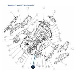 Moto GP Spoke Cover Red– Rigt_603-00752-01-R Moto Gp,