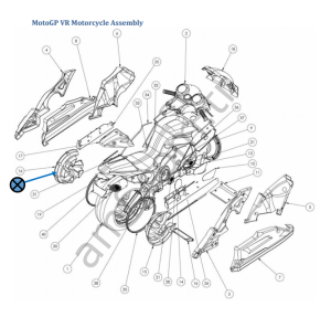 Moto GP Spoke Cover – Left_603-00753-01-R Moto Gp