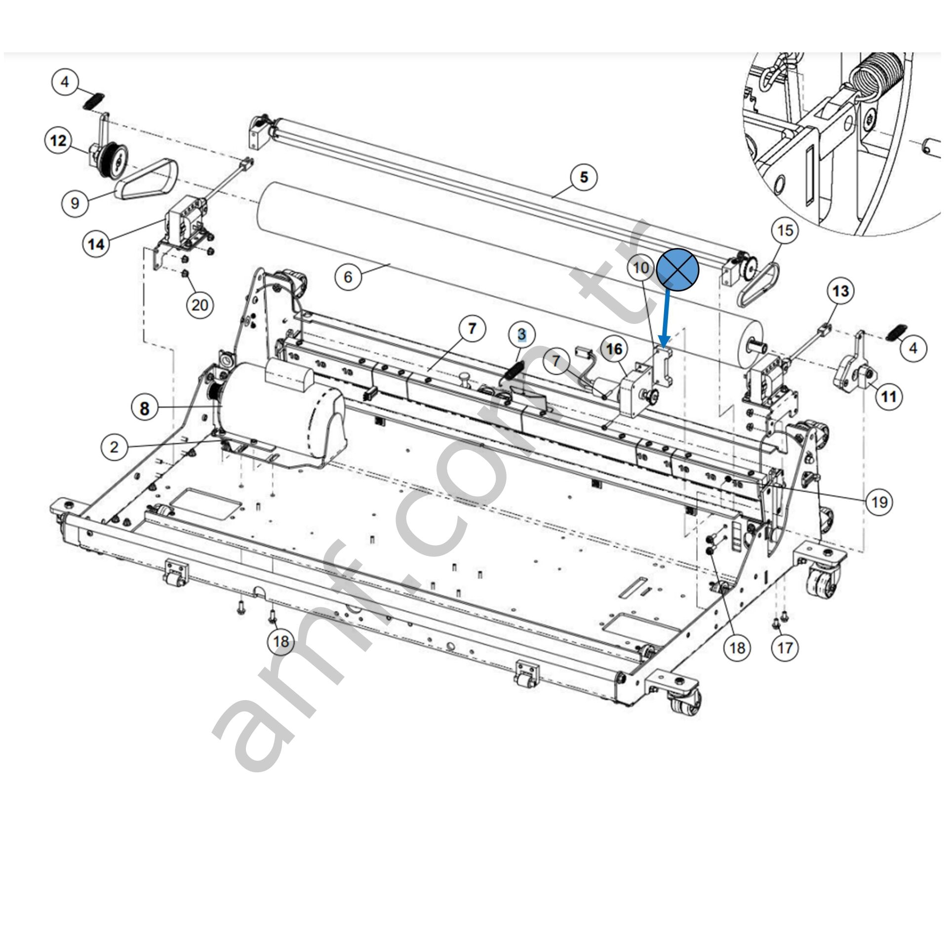 Transfer Motor Shim_294116083 Ez-Touch Transfer Motor Bağlantı Aralayıcı