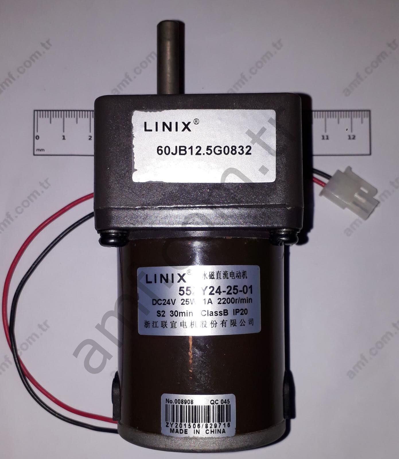 Ball Lift, Gear&Motor_ B120-436-000/23404000213 Barrel Of Laughs, Redüktörlü Motor_Linix 55ZY24-25-01&60JB12.5G0832,176Rpm
