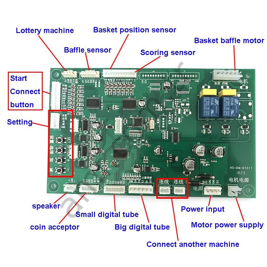 Street Basketball, Mainboard Street Basketball, Çin Versiyon, Anakart, HS-DM-01011