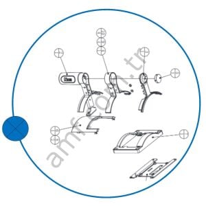 Handle Assy_SRF-1001000 Storm Racer, Komple Nos Kolu Kiti