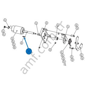 Wahlap, Shaft Key 45_ SR1-0501A03, 1.1.WA10A00240 Storm Racer, Direksiyon Motor Kaması