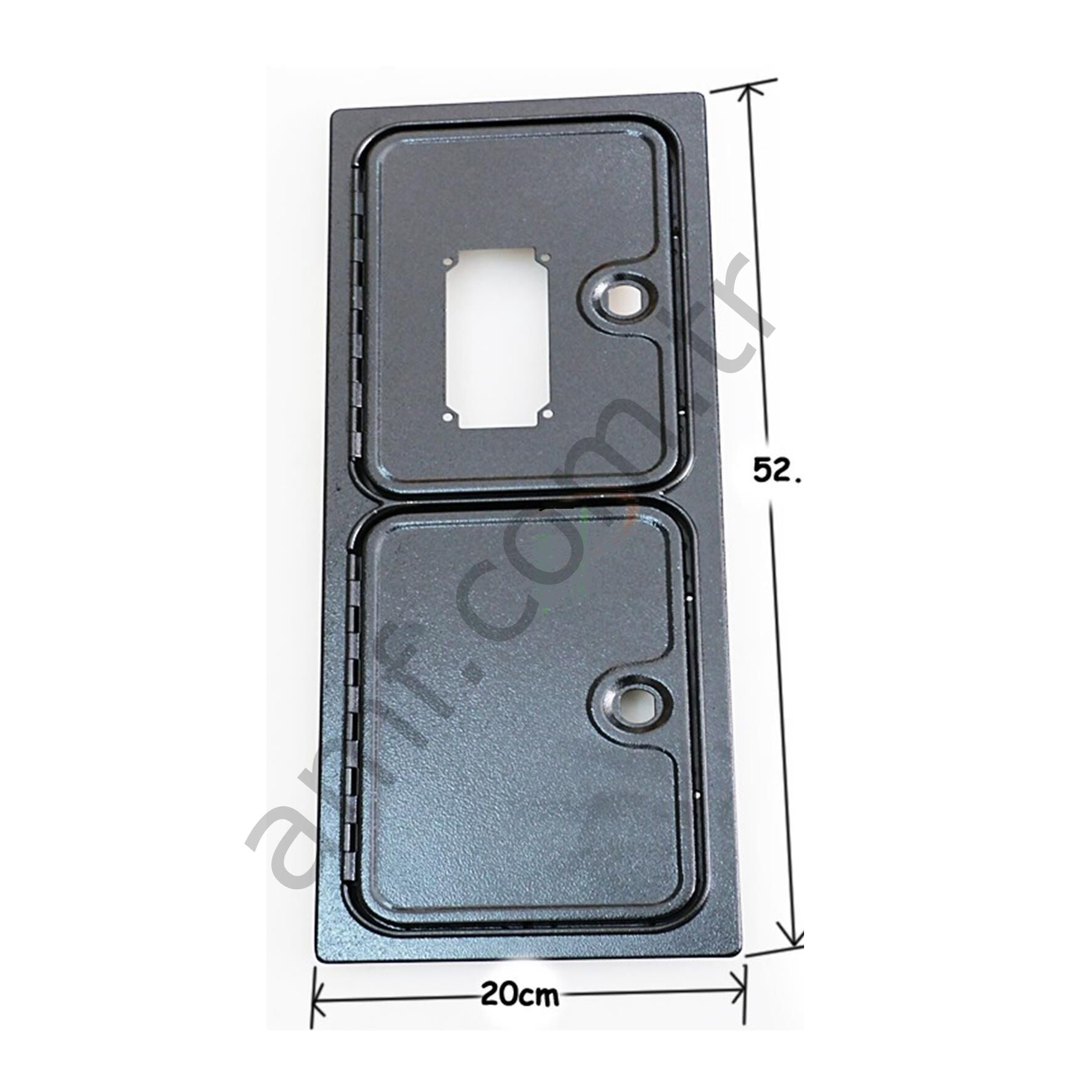 Arcade Oyun Makinası Kapısı, 20cmx53cm, Metal Arcade, Game Machine Coin Mech&Case Door, Black, Metal