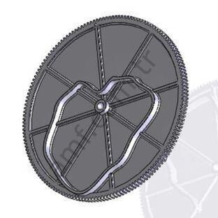 Distributor Index Cam Black_088005114 Distribütör Çarkı, Siyah Yeni Tip. Alternatif Kod:612-088-501