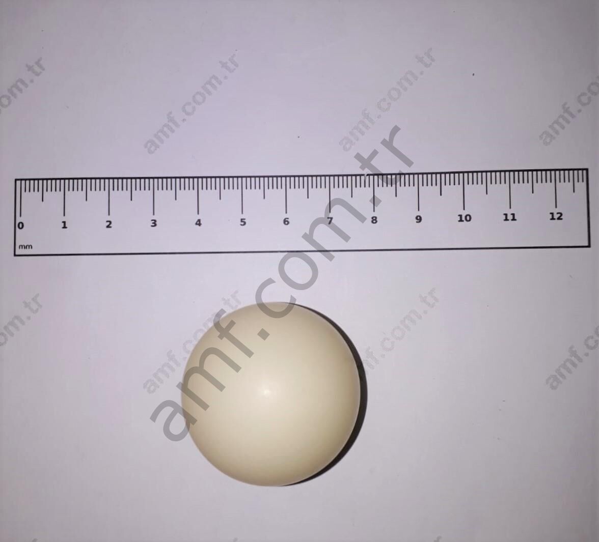 Top Fırlatma Oyun Makinası Topu 35mm, Sert, Beyaz Ball Shooting Game, Ball 35mm Dia, Hard, White