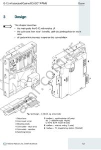 Coin Mech._NRI G-13 MFT 06V01/6 14009311 Para/Jeton Mekanizması, Programlanabilir_NRI G-13 MFT