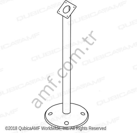 Pedestal Weldment Single_286002402 Scooring,  Klavye Ayağı Tekli
