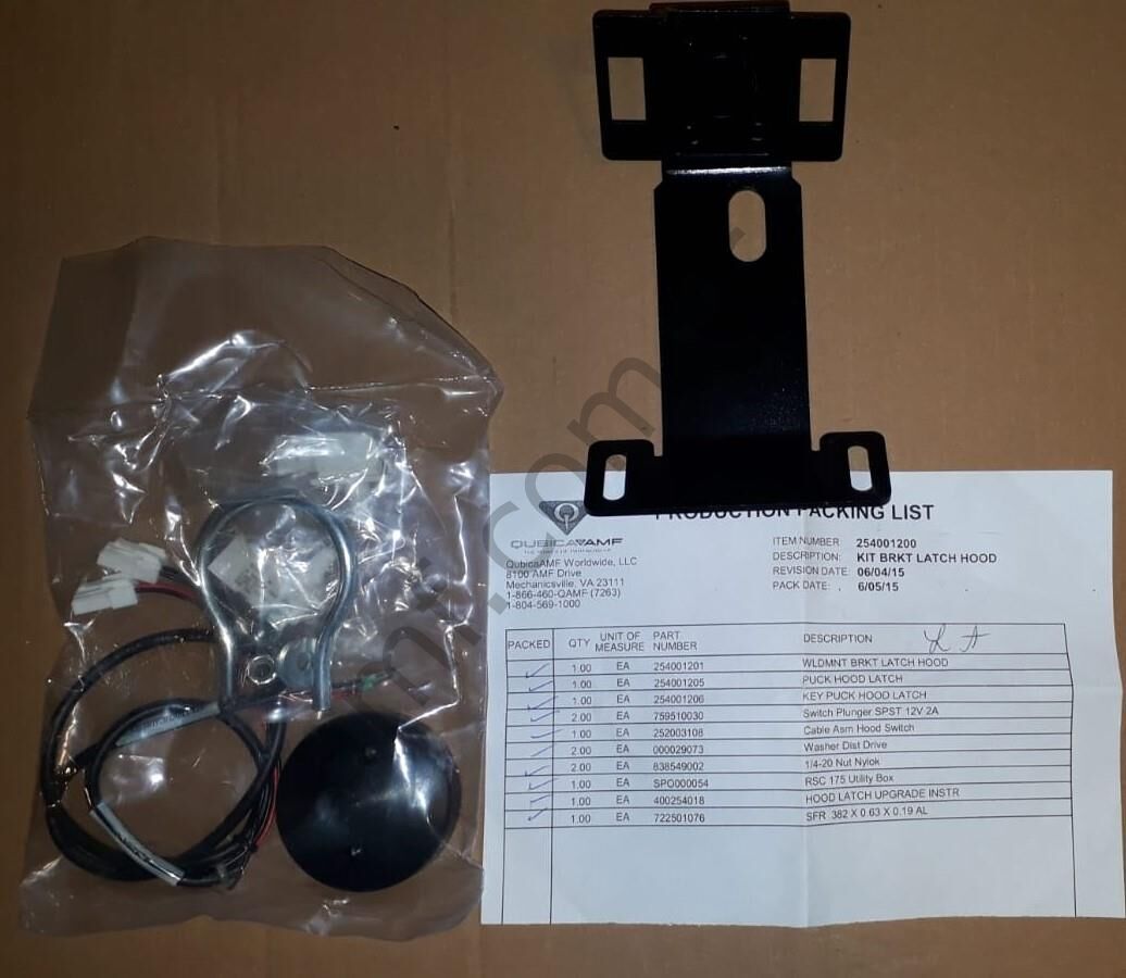 Harmony Latch Hood Bracket Kit_254001200 Harmony Ball Return, Kapak Arka Kilit Seti