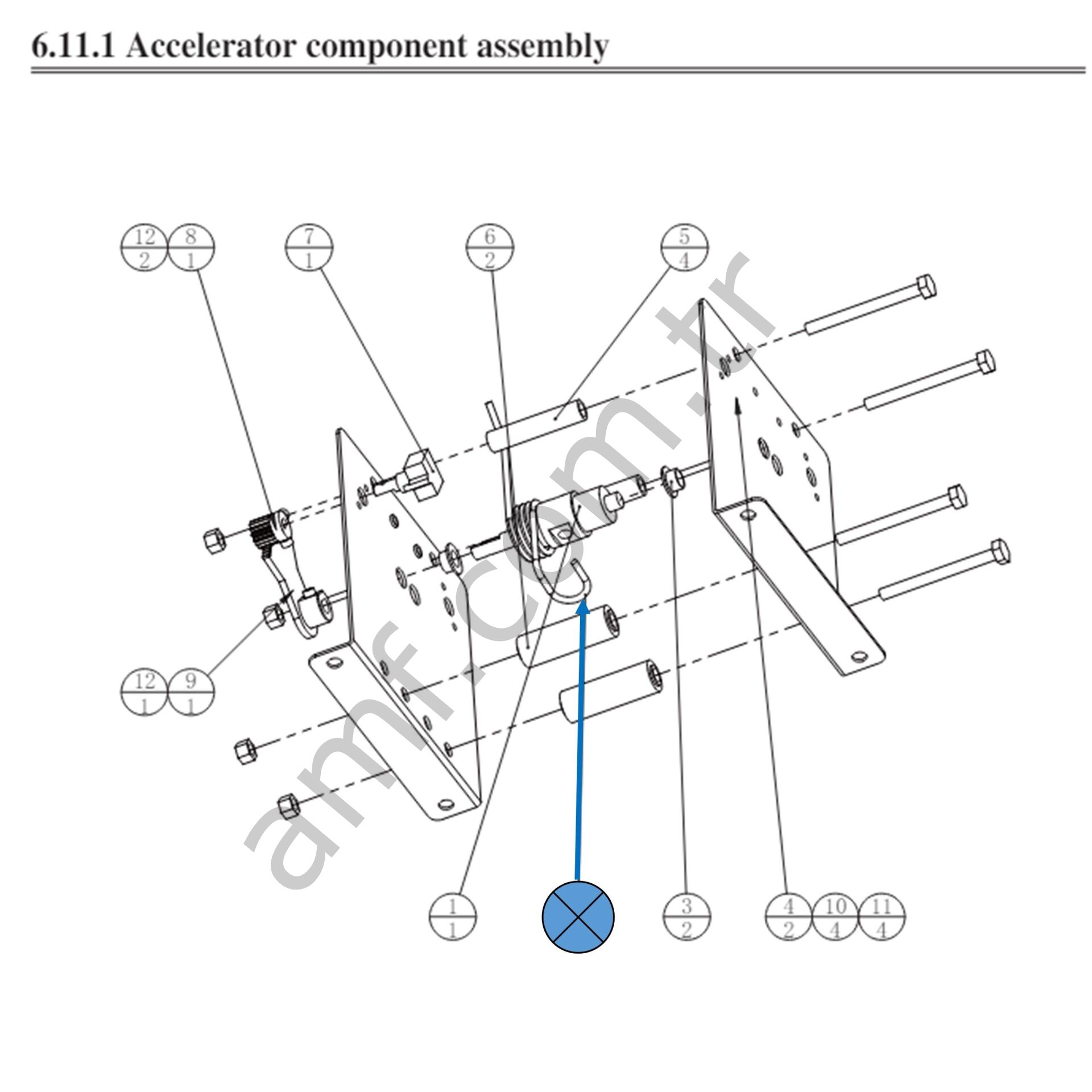 Spring -2- 65Mn_SRH-0901A02 Storm Racer Motion,  Pedal Yayı 2