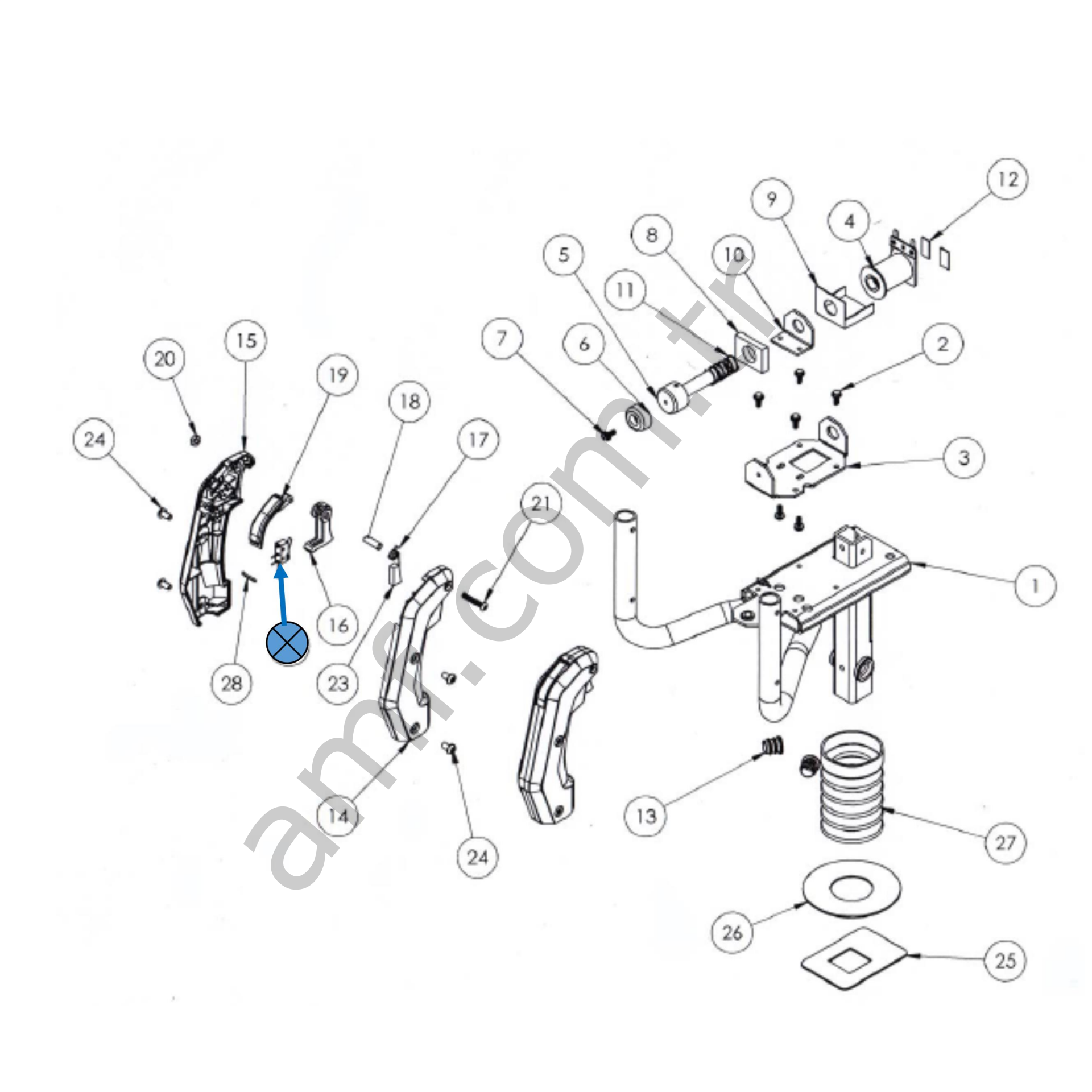 Gun Trigger Switch, WMS DA3 Type _601-11823 Sega, Silah Mikro Switch_WMS DA3