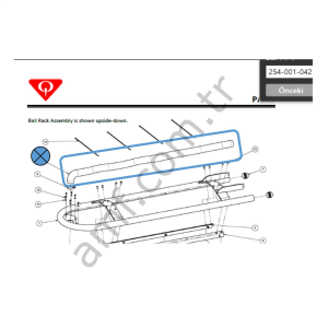 Harmony Blower Hose __ 254001042 Harmony Ball return, Hava Hortumu