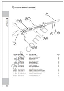 Assy Gun Barrel_FB-1230UK Shoot It Win, Tüfek Mekanizması