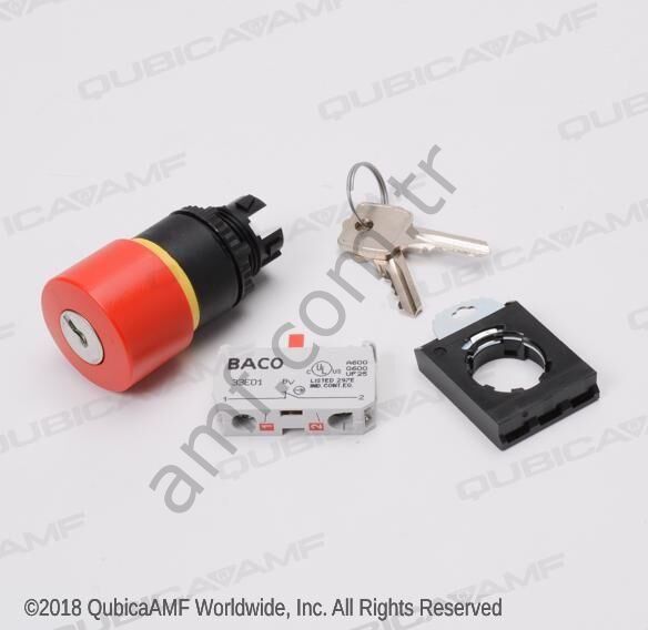 Ez-Touch E-Stop Switch Asm_294115678 Ez-Touch Hat Bakım Makinası Acil Durdurma Kilitli Sviç Baco 33E01