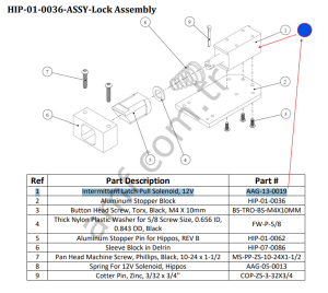 Intermittent Latch Pull Solenoid, 12V_AAG-13-0019 Hungry Hungry Hippos, Kilitleme Mekanizması için Solenoid