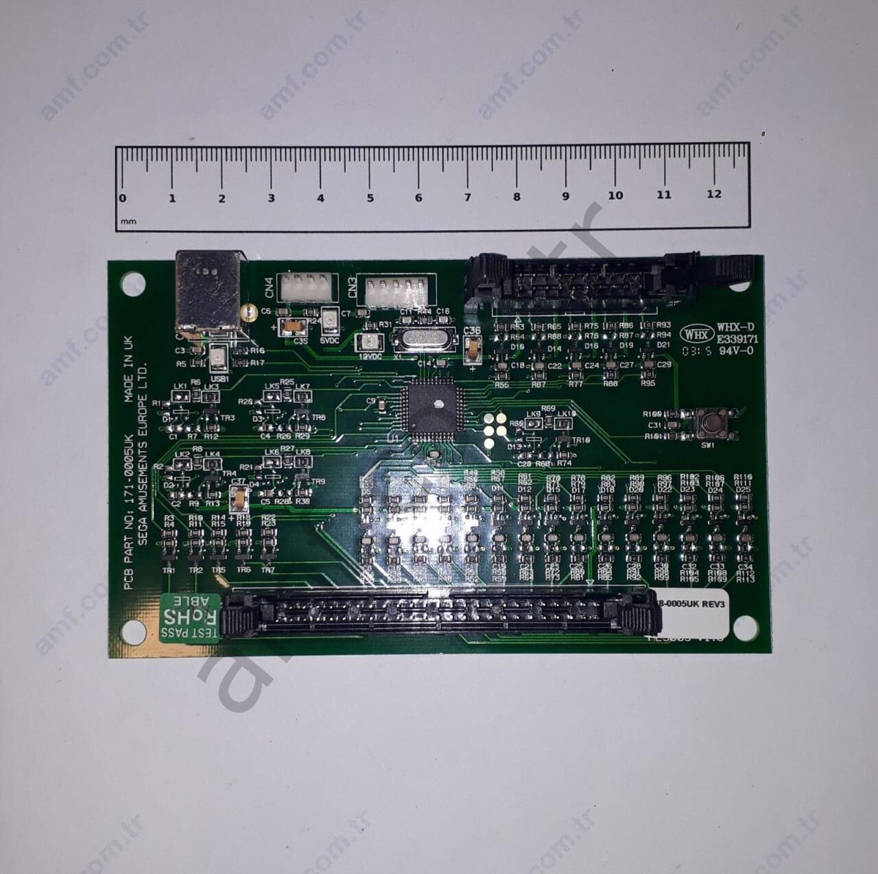Sega I/O Board Sae Rev3. V1.5Hex_838-0005-XUK Transformers, IO Kartı