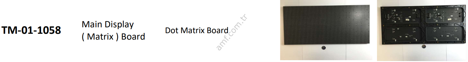 Dot Matrix Board_TM-01-1058 Ticket Mine, Led Panel Matrix