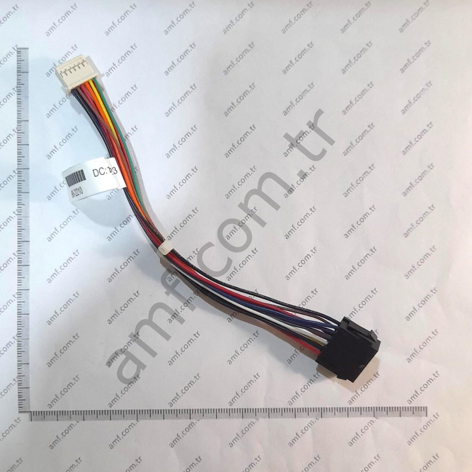 Cable Adapter,Black to White Connector_9500-2220RA Intercard Beyaz Soketli Kablo Seti, Siyah Konnektörü Beyaz Konnektöre Çevirici