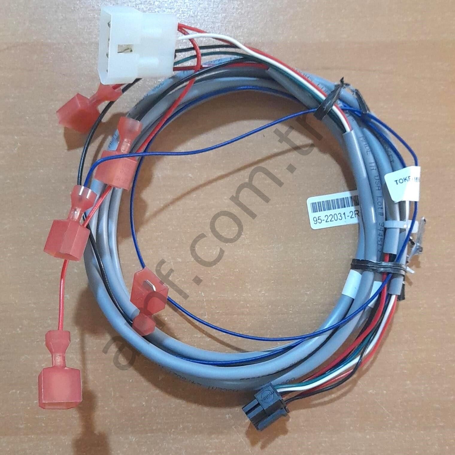 Cable Set Black Connector_9500-22031-2RA Intercard Siyah Soketli Kablo Seti
