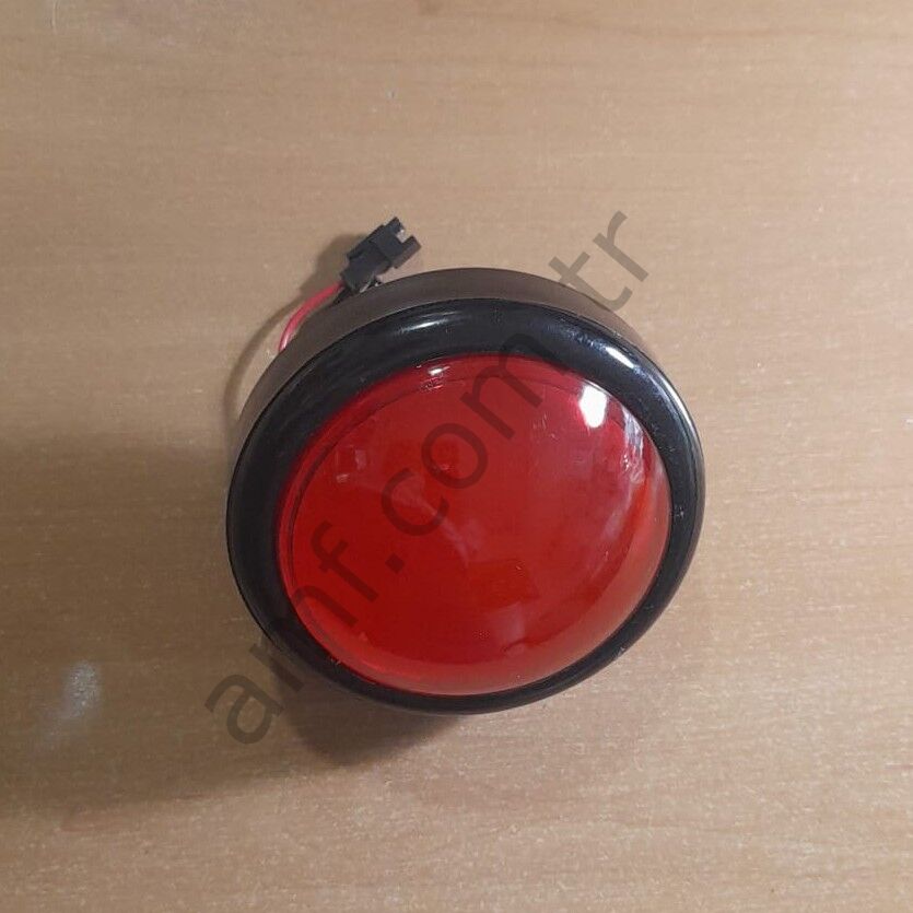 Head Buton Light_2003000472 Ice Cream, Buton Lamba, 100mm, Kırmızı