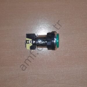 Truck Console Button_1010000140 Ice Cream, Yeşil Buton, 34mm, Düz