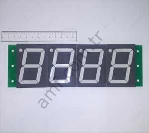 4 Digit Display Pcb_X109-809-000/20741112001 Unis, 4 Digit Display Kartı, PGLY-LED23B4 PCB V1.0