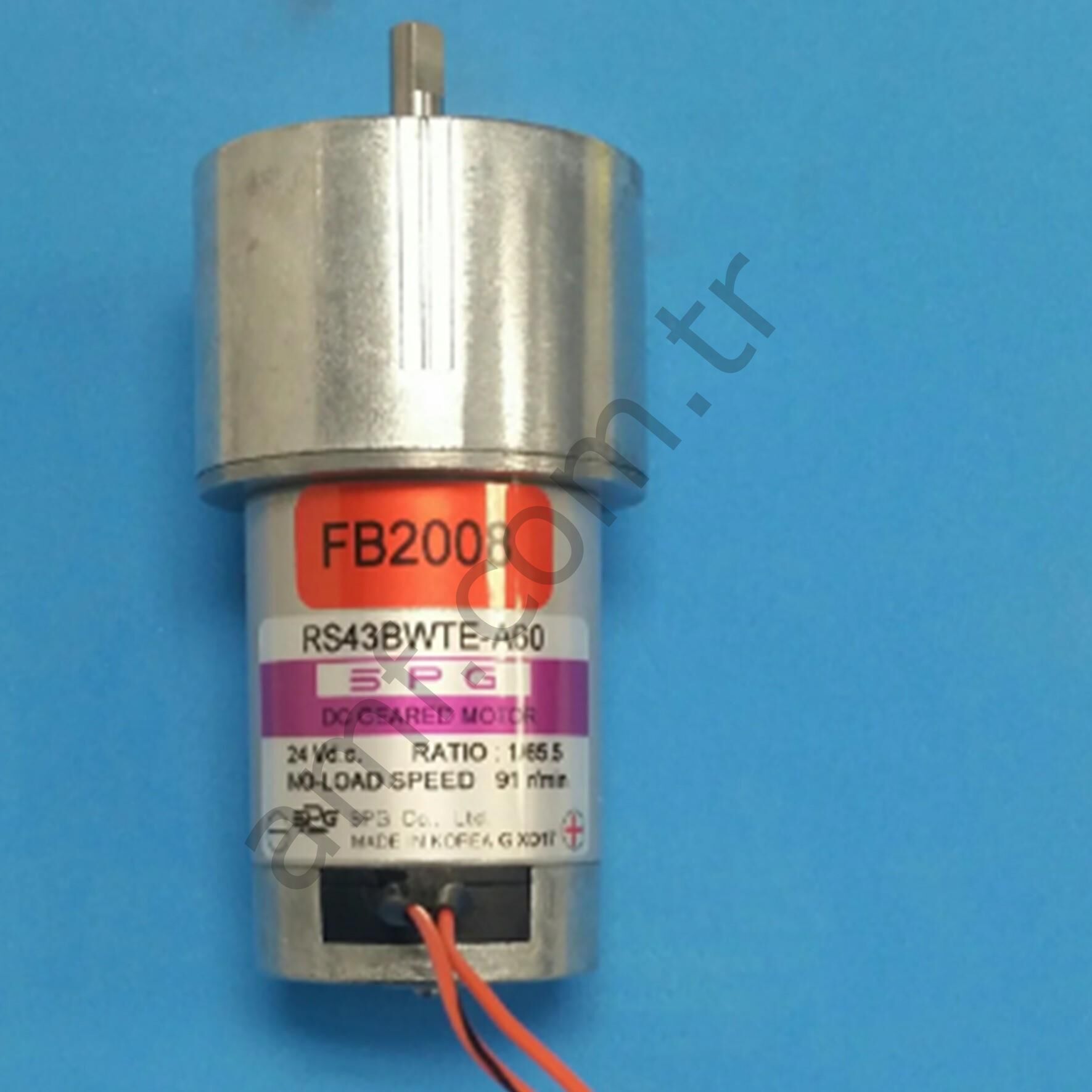 Down The Clown Target Gear&Motor_ 24v_FB2008X Down The Clown,  90Rpm Redüktörlü Motor, 24 Volt, 45watt RS43BWTE-A60