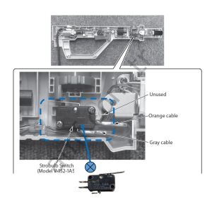 Luigi Mansion Gun Button Switch_V-152-1A5 Luigi Mansion_Sviç