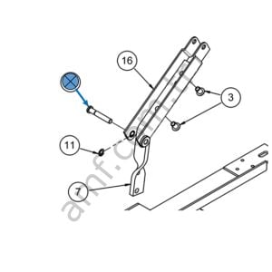 Pivot Pin Lower_MRD049007148 Bumper Kol Pimi, Segmanlı Pim