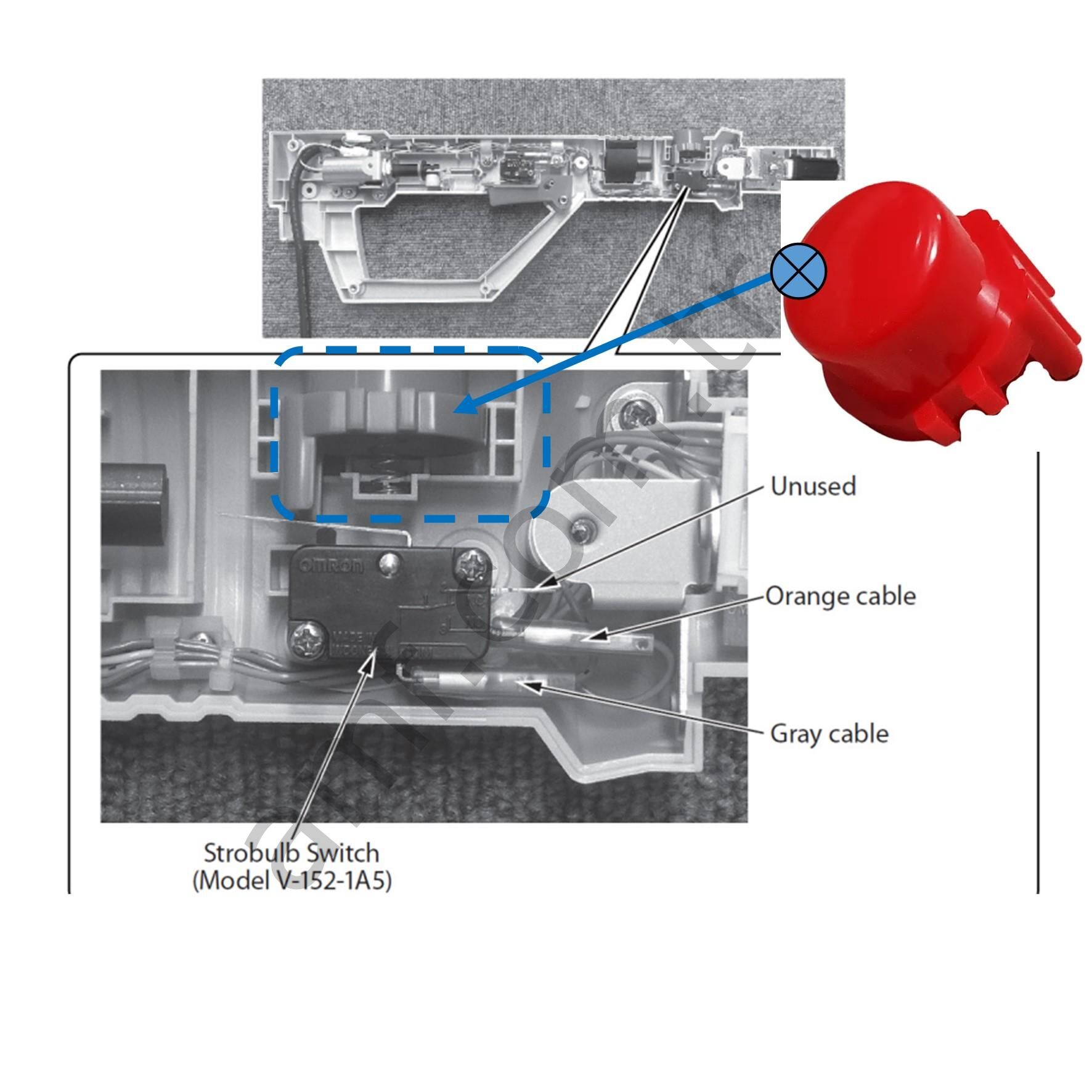 Luigi Mansion_Red Button_LMACJ05005 Luigi Mansion_Kırmızı Butonu