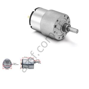 Dc Gear&Motor 24Volt 35Rpm_Cn Ball Spectacular, Redüktörlü Motor 24V 35Rpm