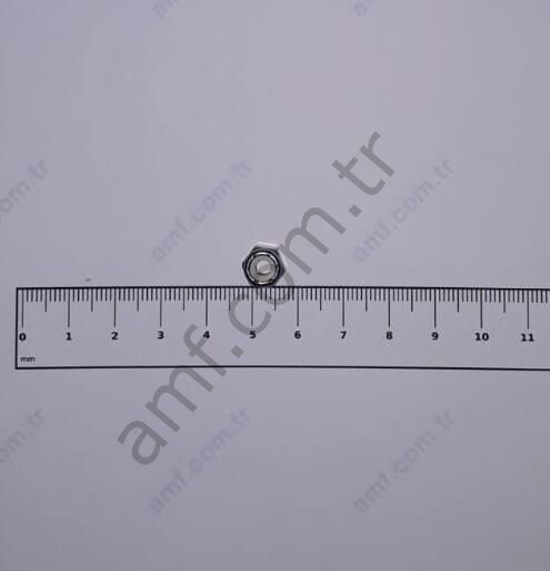 Hex Nut, Nylon Lock 8/32_832133008 Fiberli Somun 8/32