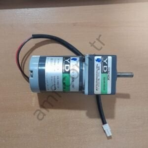 Gear&Motor,  Z2D15-12GN-18S&2GN240K_Kullanılmış Redüktörlü Motor, 12v 7.5rpm Şaft 8mm 60x60mm