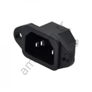 AF212, Power Soket Erkek Kulaklı Elektrik Şebekesi Malzemeleri, Power Kablo Giriş Soketi, Kulaklı, Vidalı Montaj