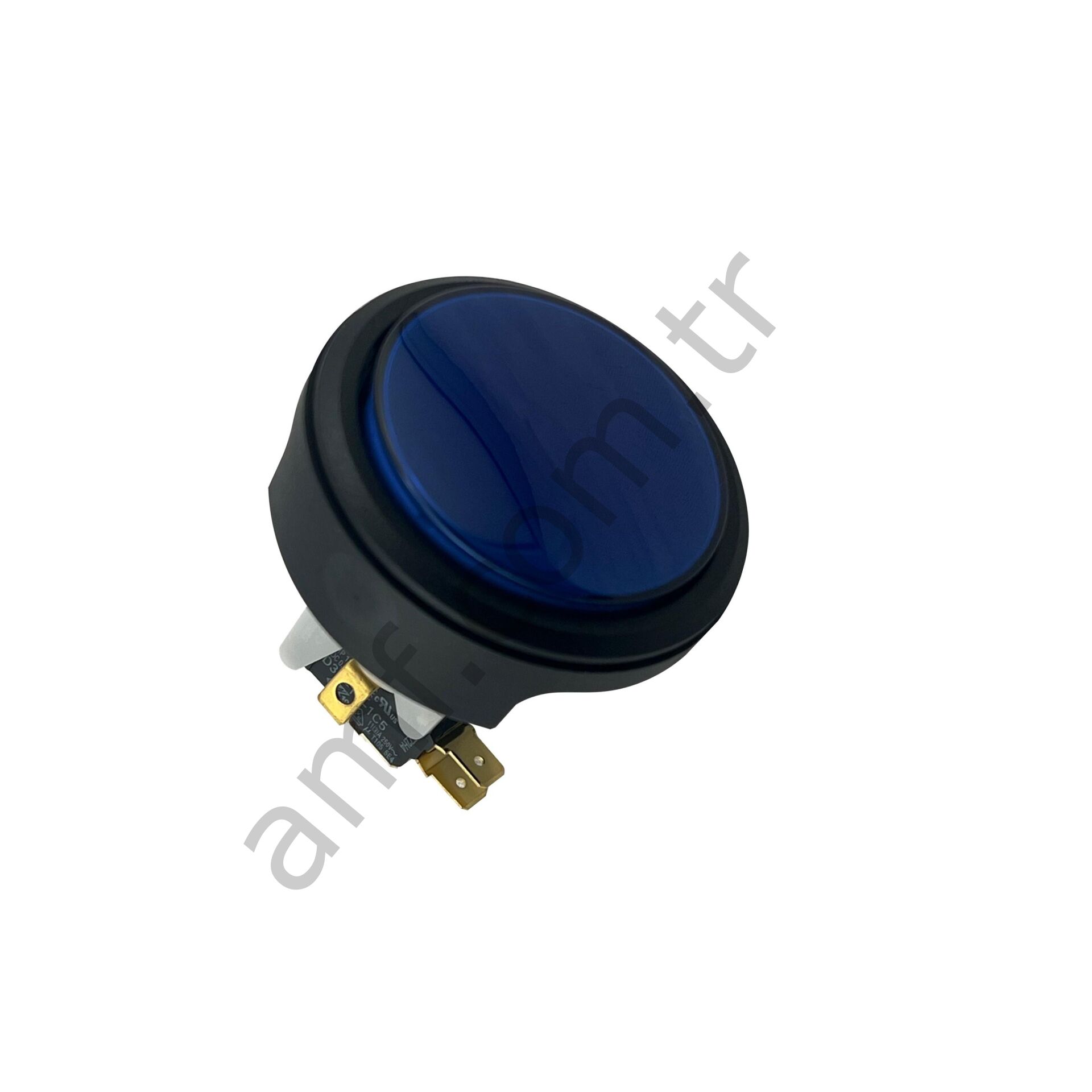 Sega Blue Button _509-0001-BL Operation Ghost, Mario Sonic At Rio_Mavi Buton
