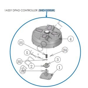 Assy Dpad Controller_ SND-1100UK Sonic Dash Extrem, Komple Kumanda Paneli