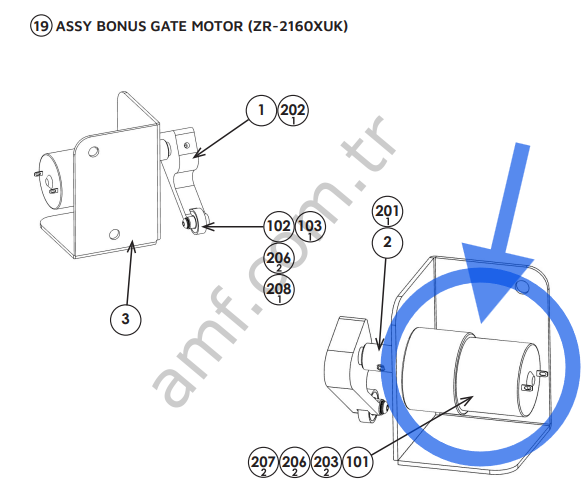 Dc Gear&Motor_350-NLTG-012-100UK Zombies Ready Deady Go, Redüktörlü Motor, TG-38126000-60K