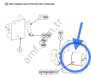 Dc Gear&Motor_350-NLTG-012-100UK Zombies Ready Deady Go, Redüktörlü Motor, TG-38126000-60K