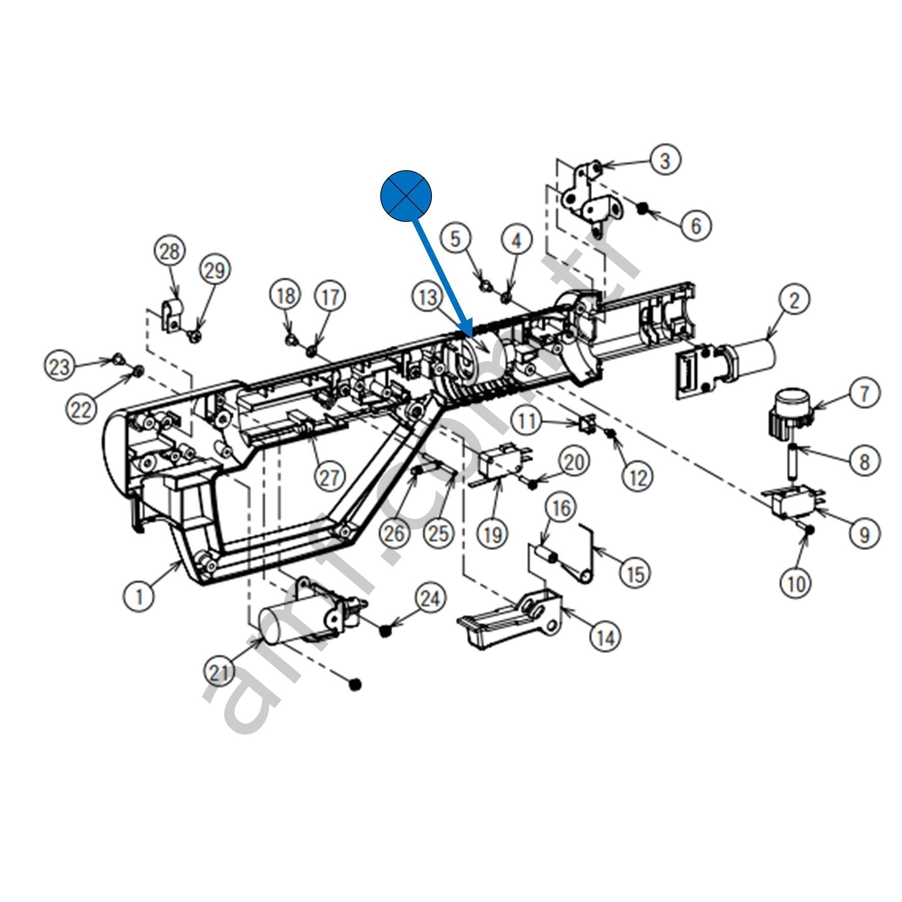 Sega Luigi's Mansion, Motor Assy_ LMAAE00014 Luigi Mansion, Silah Titreşim Motoru