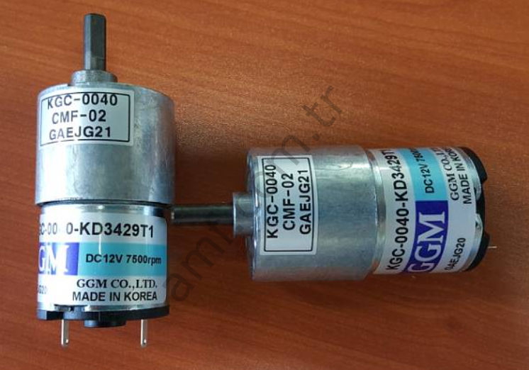 Gear&Motor, 12v 187.5 rpm_MZZ0MOT089 Dm Jelly Lab, Kart Verici Redüktörlü Motoru KGC-040-3429C