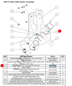 Plastic Tubing, 1,31'', 0,375 IDx0,50OD_HIP-01-0094 Hungry Hungry Hippos, Kicker Pvc Aralayıcı Boru