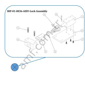 Assy-Lock Assembly_HIP-01-0036 Hungry Hungry Hippos, Solenoidli Kilitleme Meknizması