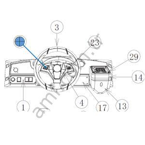 Sega Rgb Bppst L , Sw Pb 1M With/Led_509-6218-01 ShowDown, Sega Sol Boost Buton