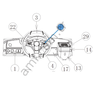 Sega, Rgb Bppst R , Sw Pb 1M With/Led__509-6219-01 ShowDown, Sega Sağ Boost Buton